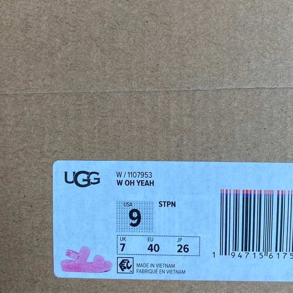 🌿UGG🌿 OH YEAH SANDALS SLIPPERS BERRY - Picture 13 of 13
